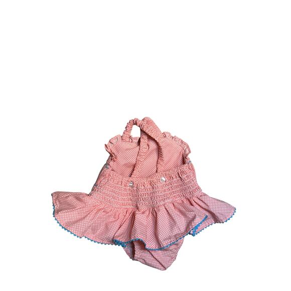 Velani Classics Smocked Fish Bodysuit size 9 months EUC - Picture 3 of 6